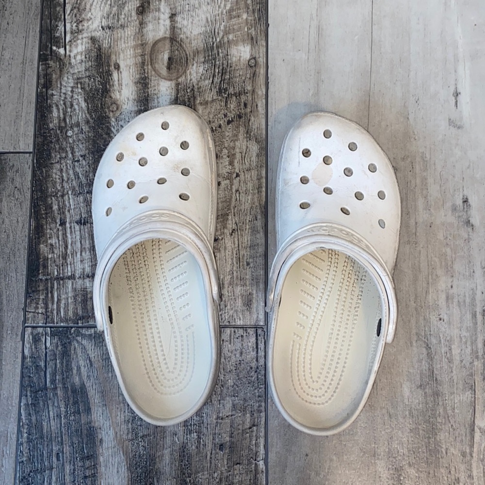 White crocs